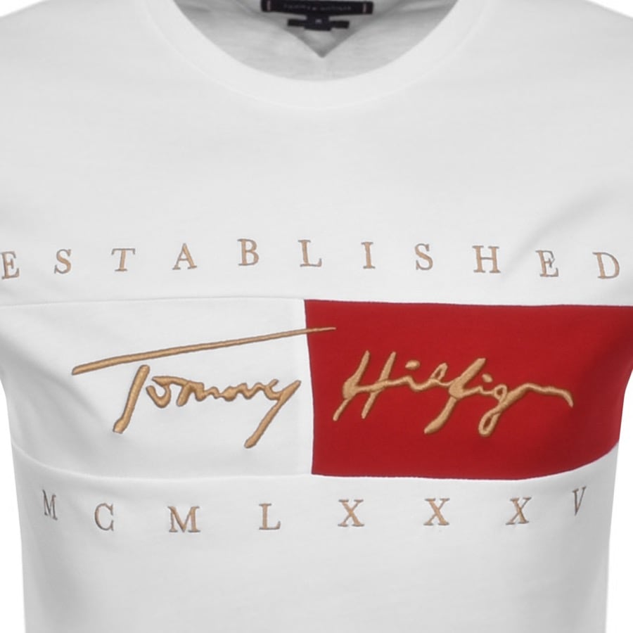 Alternative Image for ProductTommy Hilfiger Logo T Shirt White3